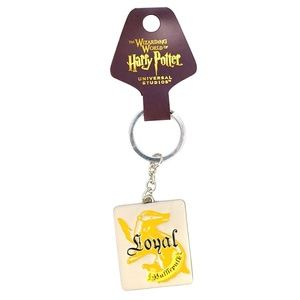Universal Studios Harry Potter Hufflepuff Loyal Keychain